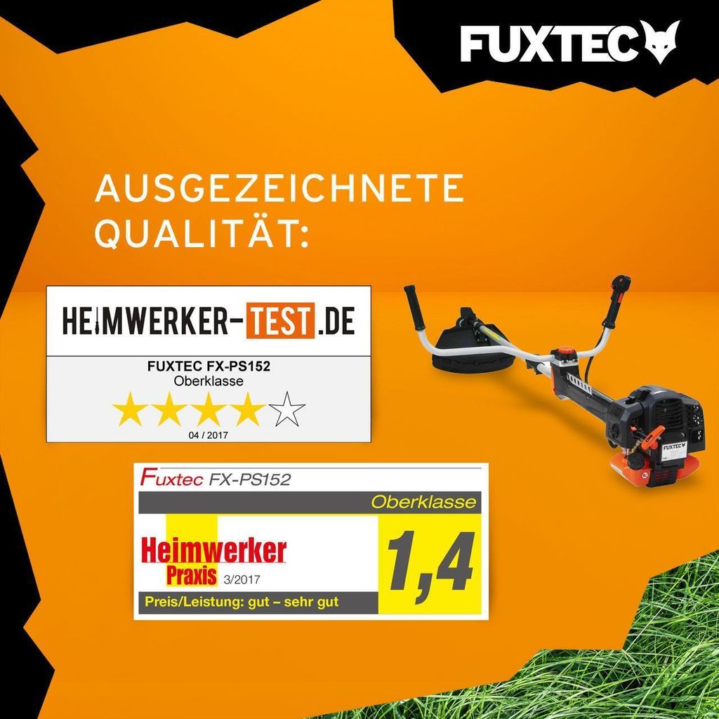 FUXTEC Profi Benzin-Motorsense | 3 PS Rasentrimmer | Produktbild 3