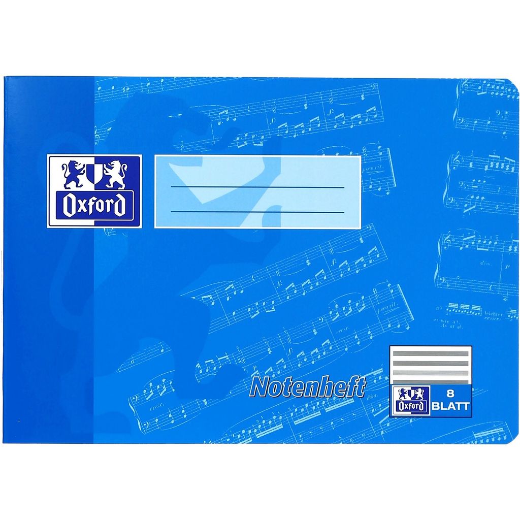 Cahier de notes Oxford, DIN A5 horizontal, 8 feuilles, sans Image du produit 