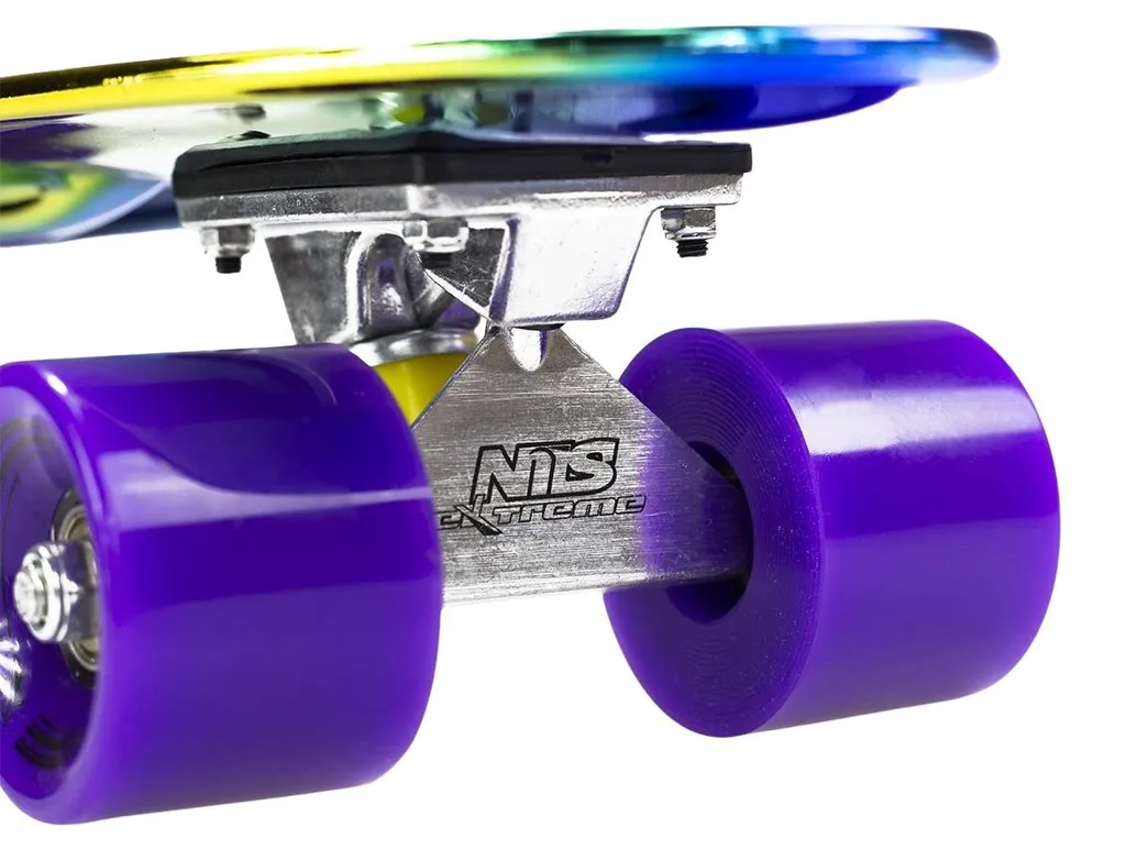 Pennyboard Rainbow Electrostyle - Skateboard Durable Multi-couleurs 22" - 3