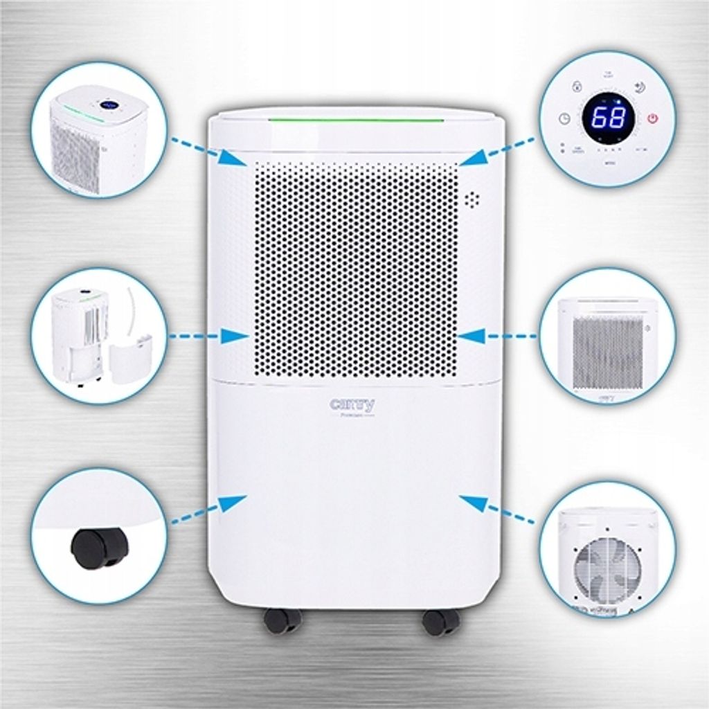 OSUSZACZ POWIETRZA MOCNY 200W POCHŁANIACZ WILGOCI LCD Zdjęcie produktu 6