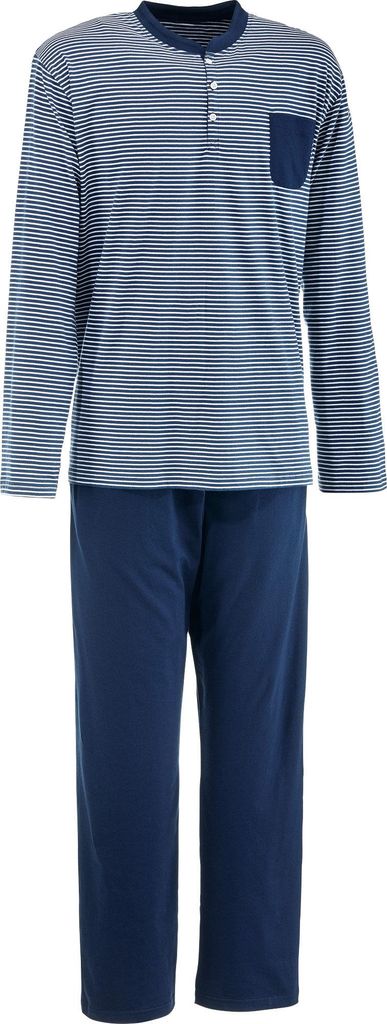 Erwin Müller Herren-Schlafanzug marine 56