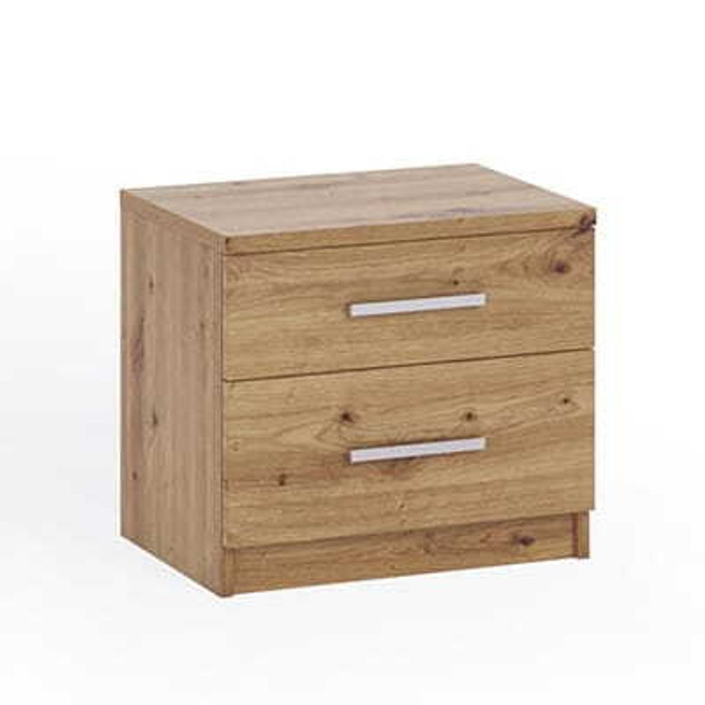 Stolik nocny BONO BO-04 Dąb ARTISAN 2-Szuflady Szafka Nocna Zdjęcie produktu 