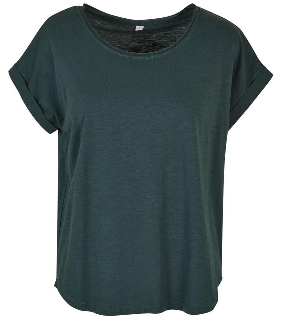Tee-shirt long en slub pour femmes Build Your Brand Image du produit 