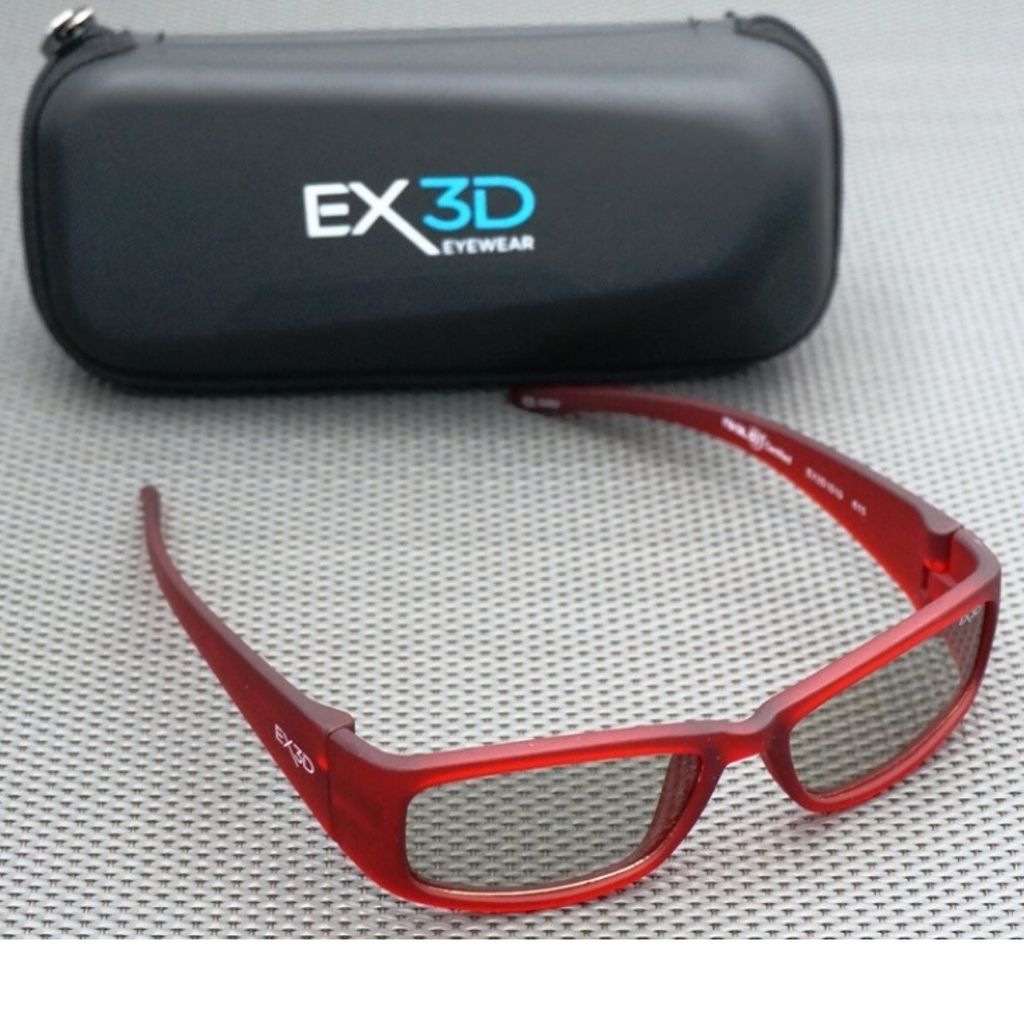 okulary polaryzacyjne 3D dla dzieci czerwone Zdjęcie produktu 6