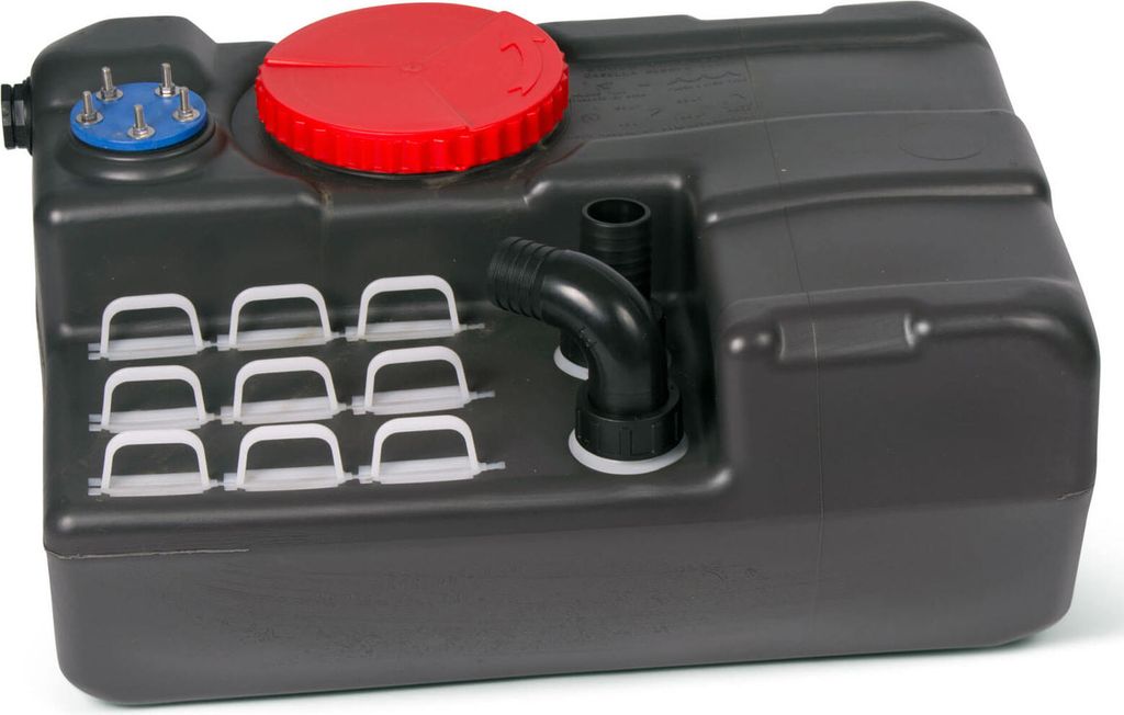 Abwassertank Blizzard, horizontal, 40l / 60l / 80l / 100l, aus geruchsneutralem Kunststoff Größe: 40 Liter