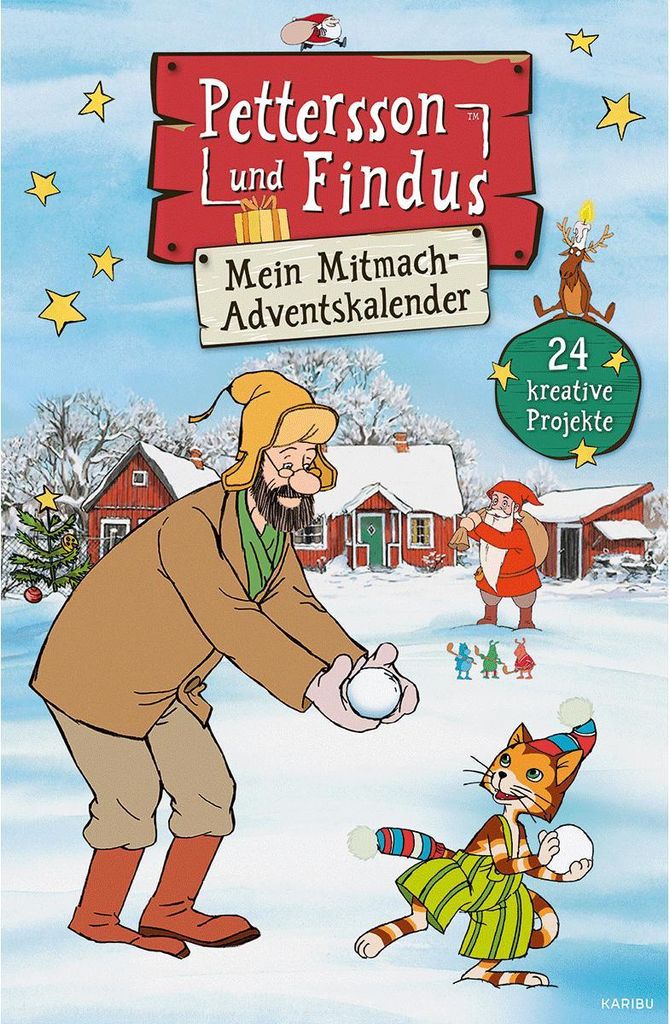Pettersson und Findus - Mitmach-Adventskalender Zdjęcie produktu 