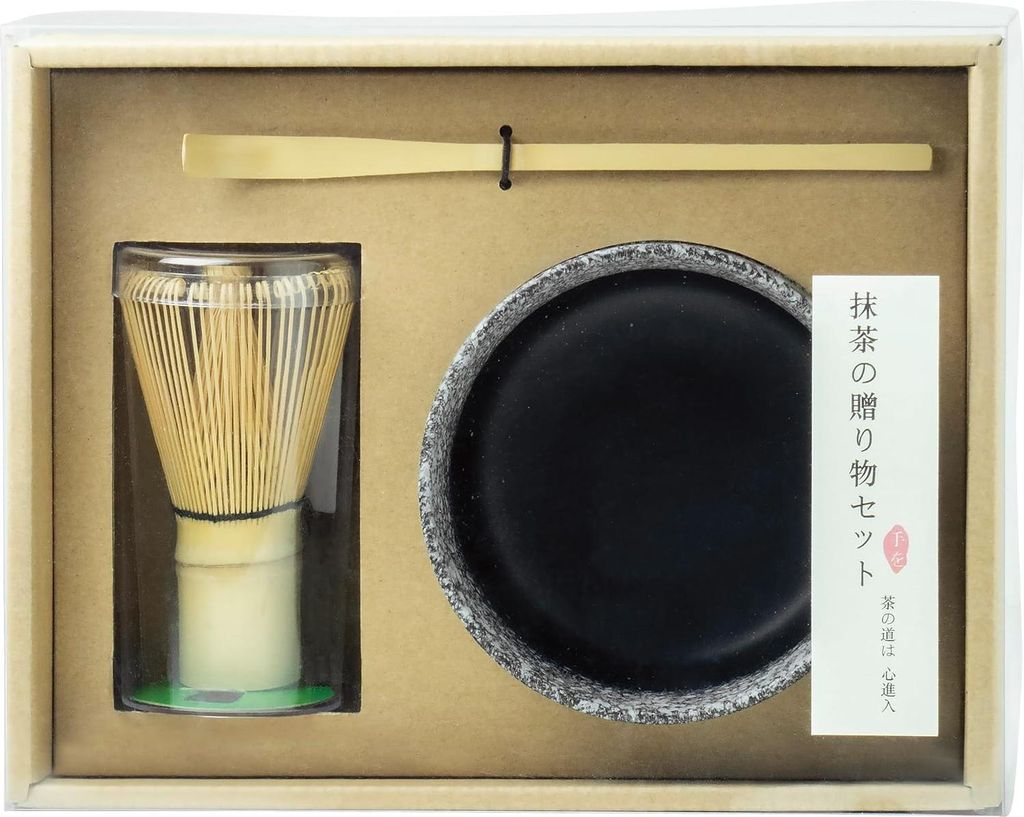 Matcha-Tee-Set aus Keramik, weiß, 1 Stück