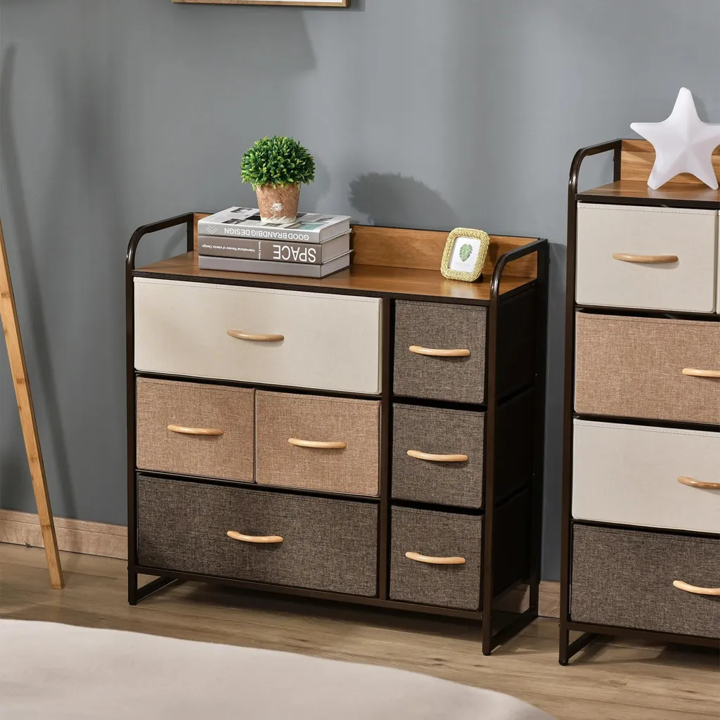 Organisateur de vêtements 7 tiroirs : idéal pour chambre et dressing