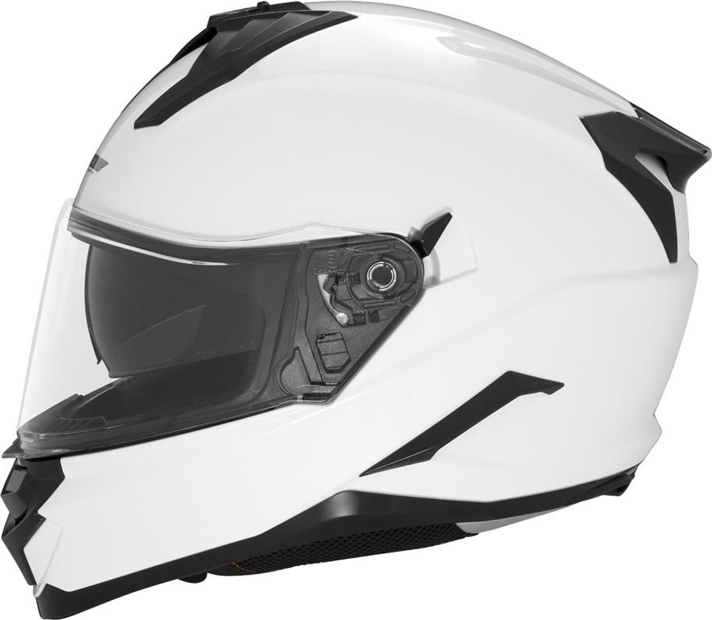 Integralhelm Nox N304S XXL Glänzend Weiß Mit Integriertem Visier