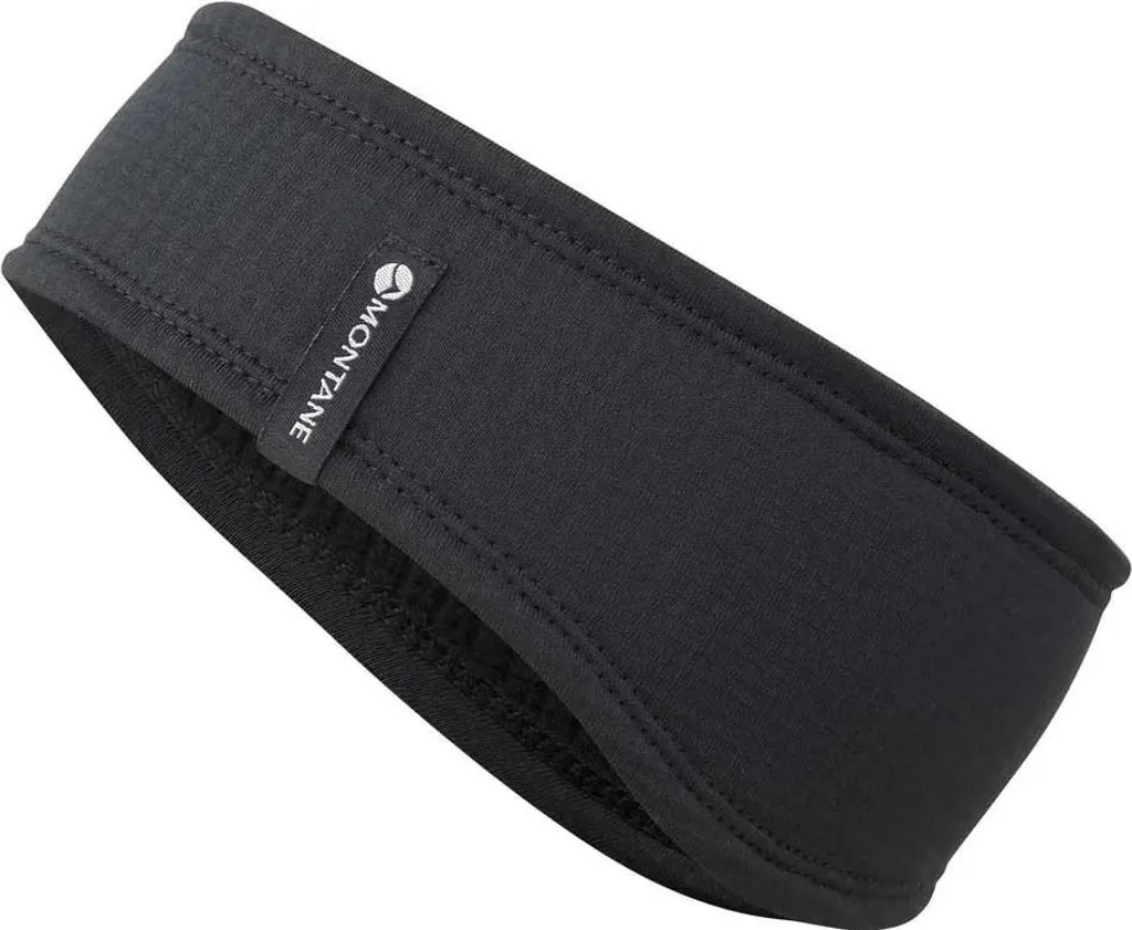 Bandeau de sport Montane Protium Noir - Protection Oreilles et Front