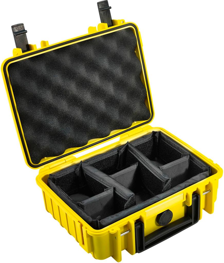 B&W Cases Type 1000, Hard-Case, Gelb Produktbild 