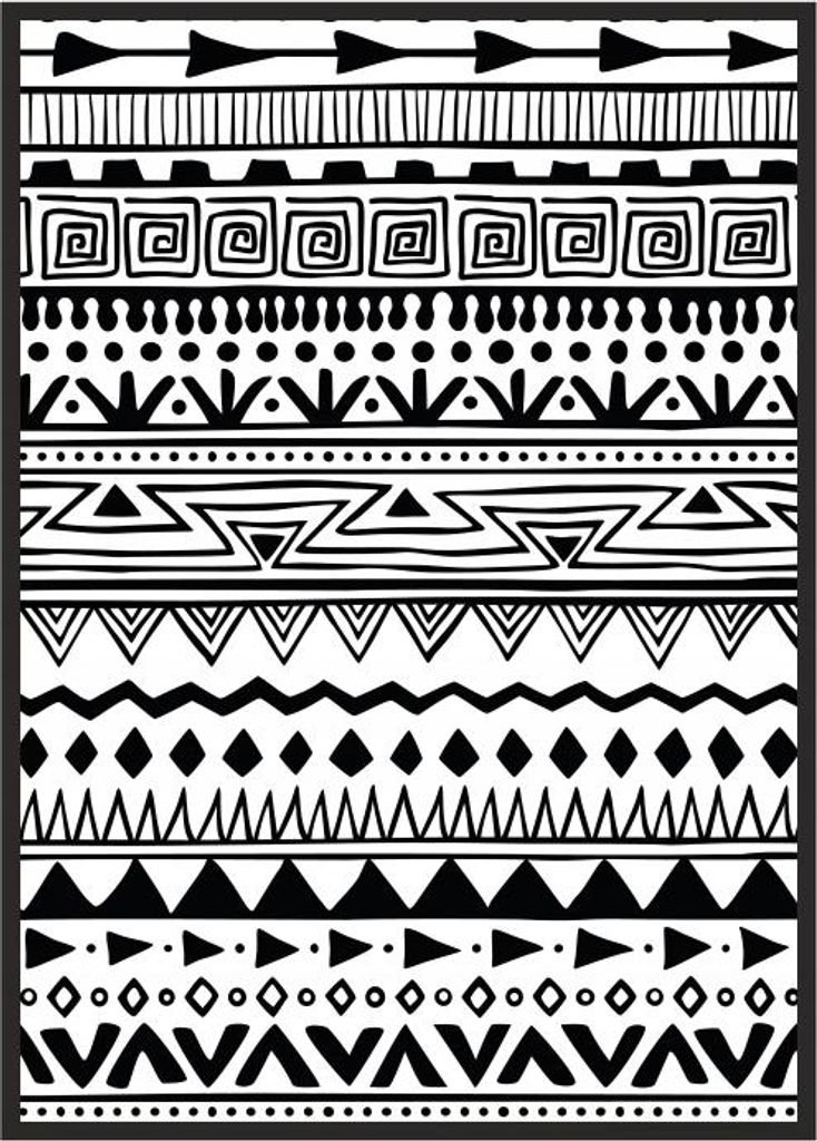 Bildplakat im Rahmen 43x33 cm Aztec P698