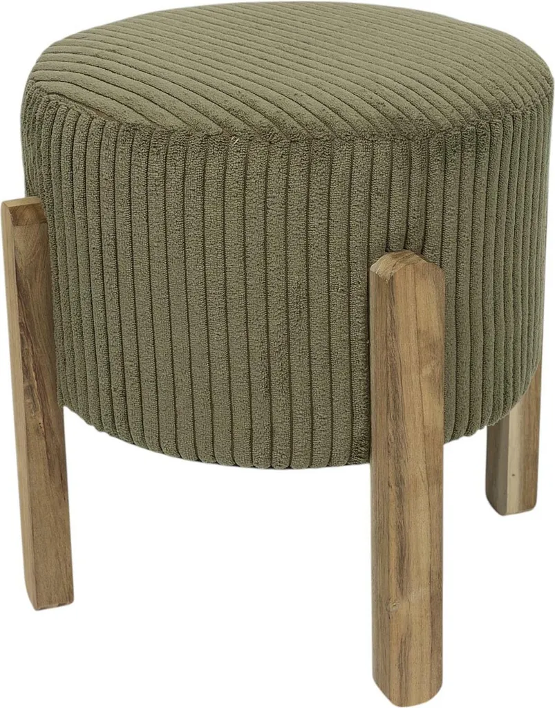 Optimisez votre Espace avec ce Petit Tabouret Pouf Vert Rembourré