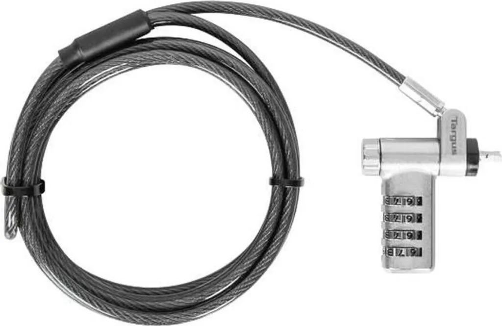 Câble de sécurité Targus ASP96GLX-S 2 m pour PC portable et écrans