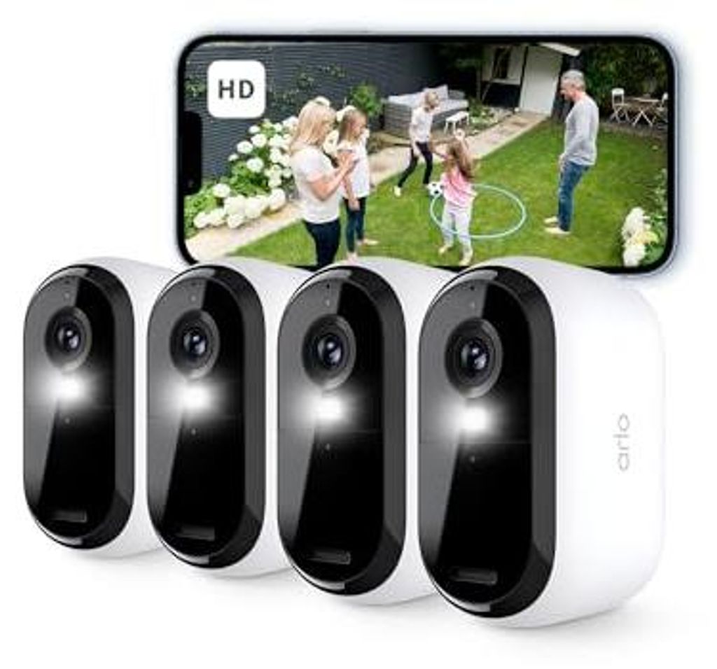 Arlo Essential 2 HD, WLAN-Kamera, 6 Monate Autonomie, Nachtsehen – Produktbild 1