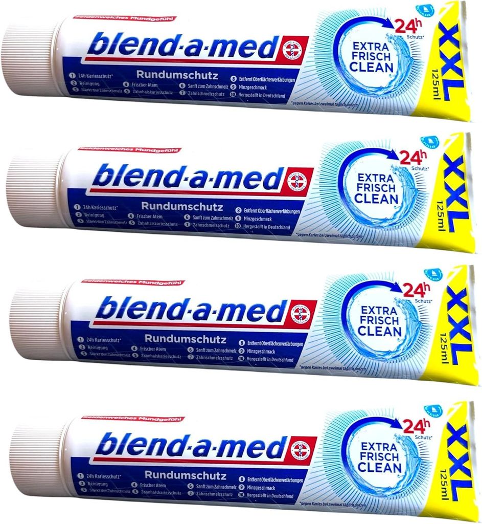 4x blend-a-med 8006540947203 blend-a-med EXTRA FRISCH CLEAN Zdjęcie produktu 