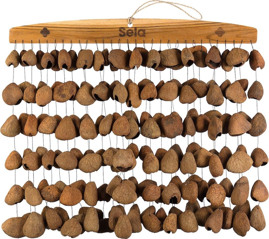 SELA Shaker SESDC3, mehrreihig, aus Pangi-Samen und Produktbild 