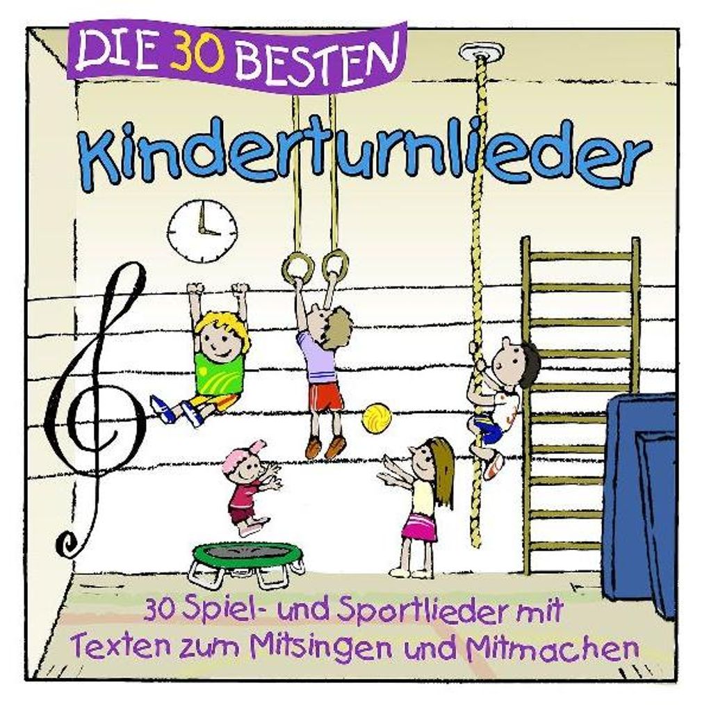 Die 30 besten Kinderturnlieder Produktbild 