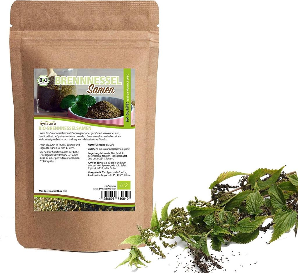 Mynatura  Brennnesselsamen ganz (ab 300g) - 1 Beutel Produktbild 