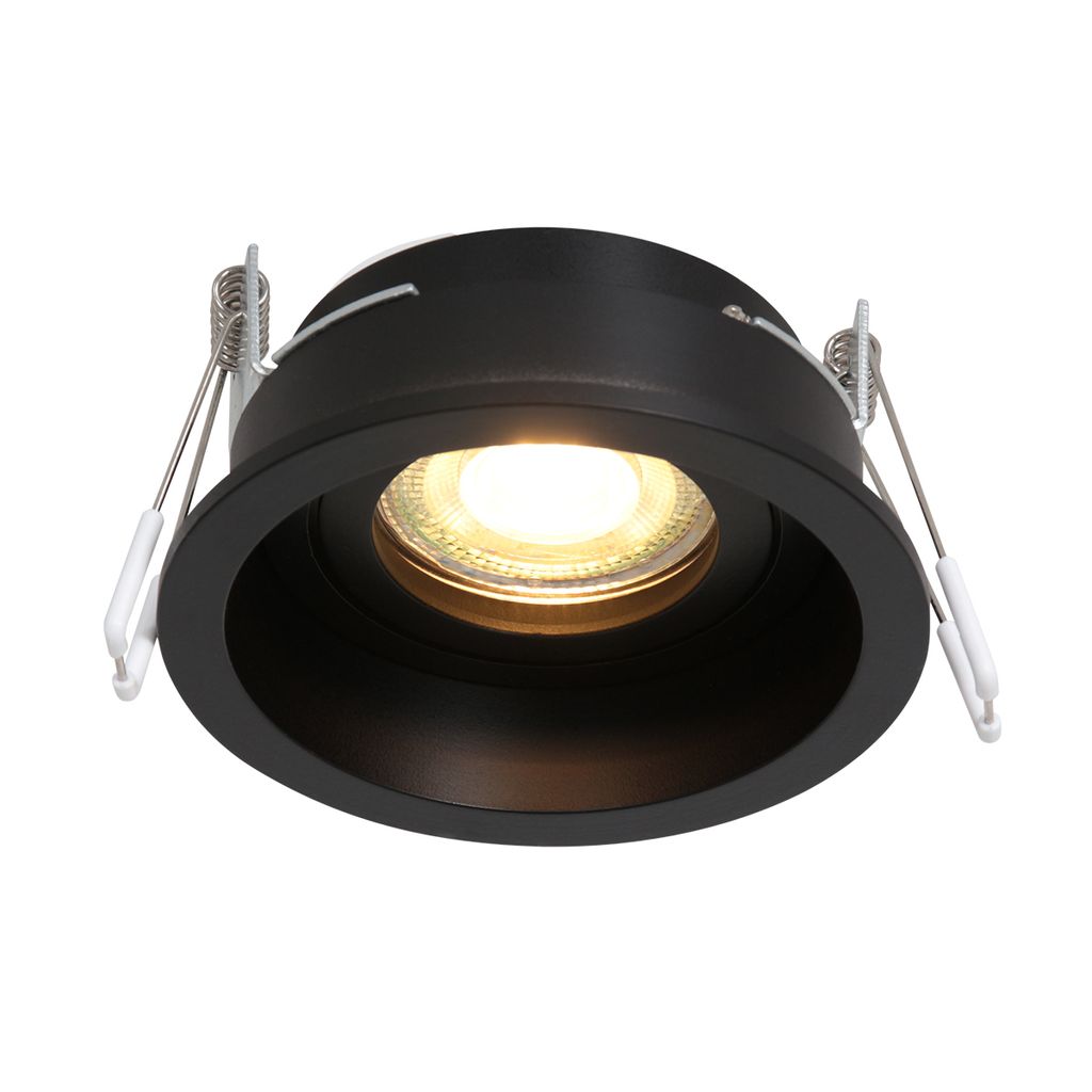 Steinhauer - spot - Pelite spot - schwarz - metall - Ø 10cm - GU10 - 3371ZW
