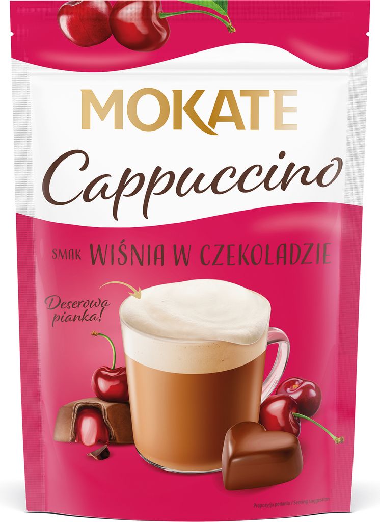 Cappuccino Mokate s príchuťou čerešní v čokoláde 110 g Obrázok produktu 
