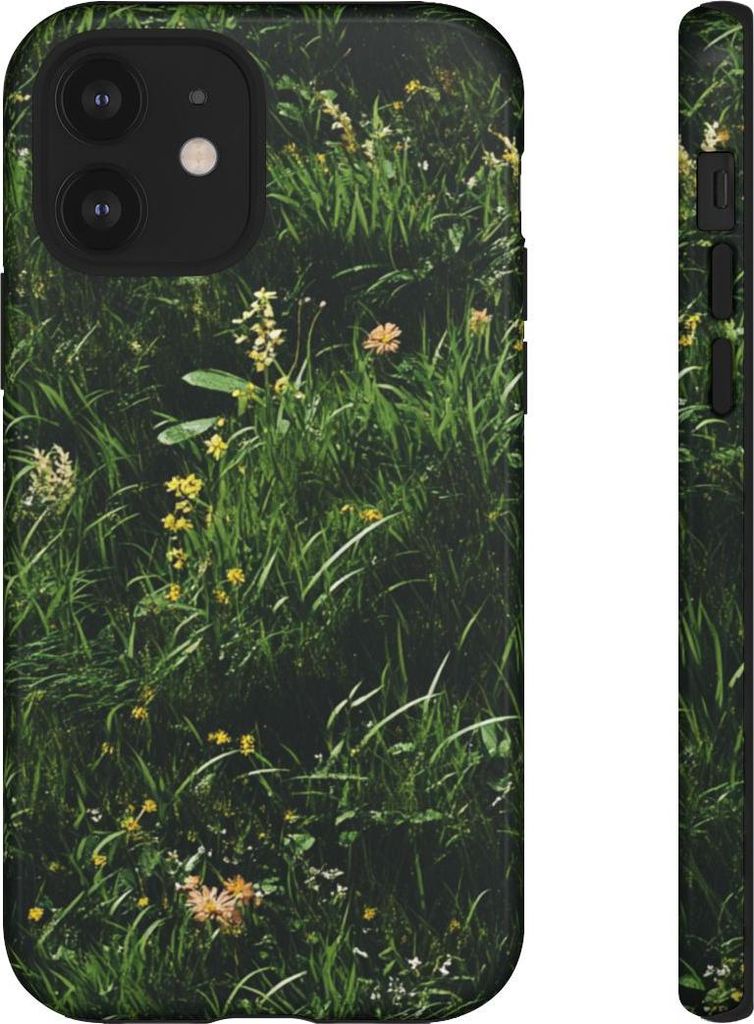 Blühende Blumenwiese – Hülle Kompatibel mit iPhone 12