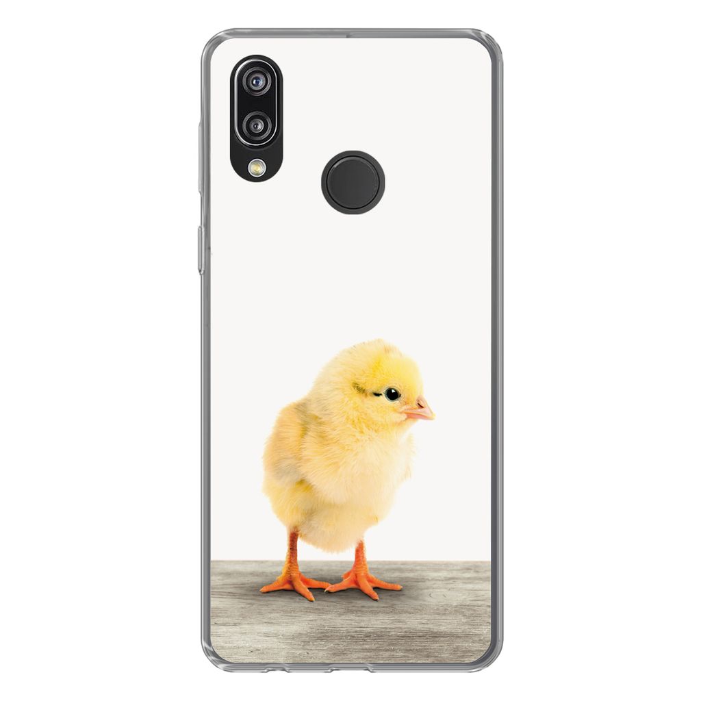 MuchoWow Handyhülle Schutzhülle Hülle für Huawei P20 Lite (2020) Küken - Tiere - Jungen - Mädchen - Kinder Silikon Softcase Handy Hülle - ...