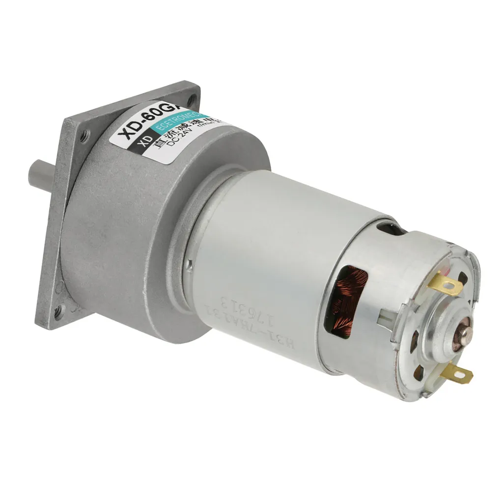 Moteur CC à couple élevé 30 RPM avec engrenages en métal ultra robuste