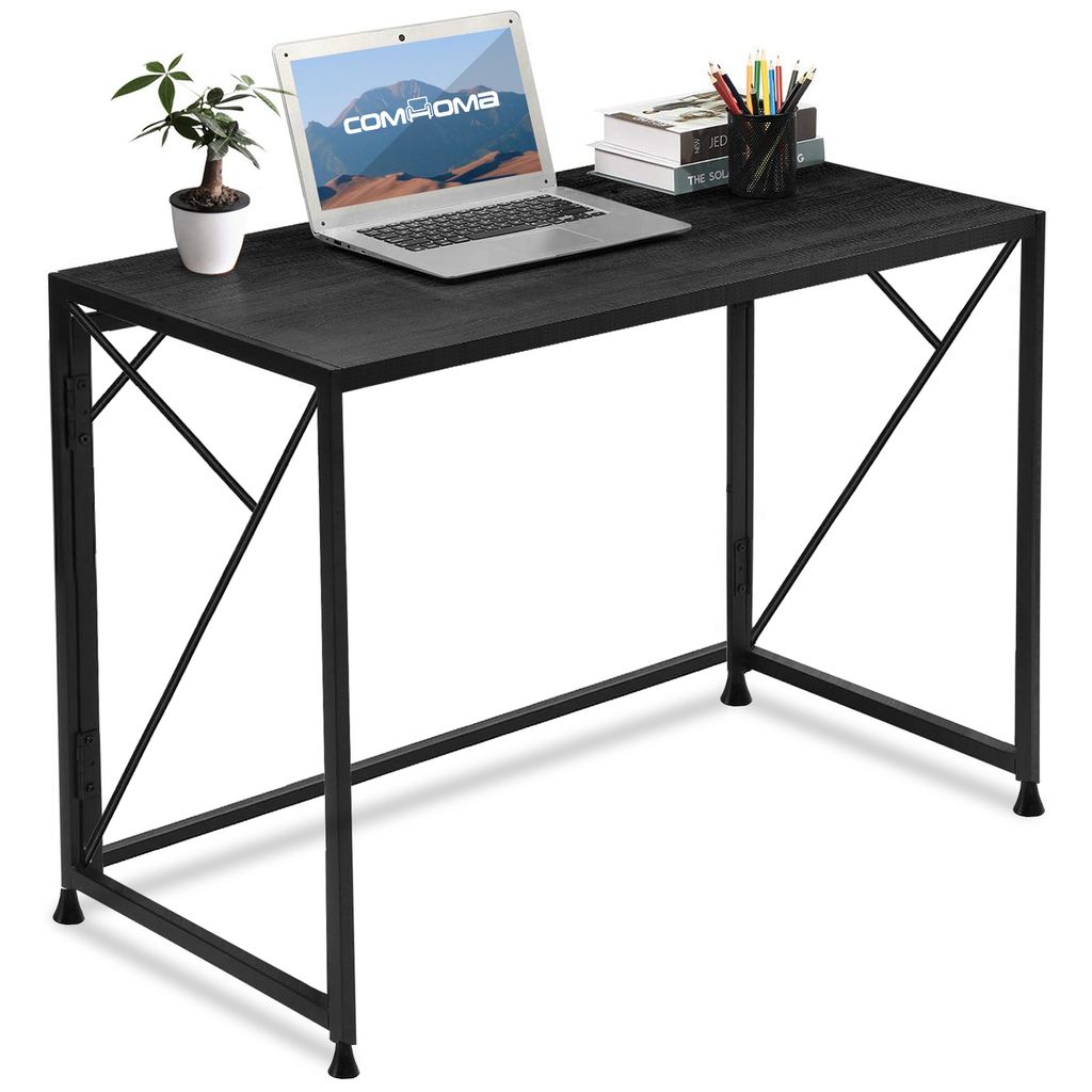 Computertisch MDF Schreibtisch Bürotisch Home Office Klappbar Esstisch PC Tisch 