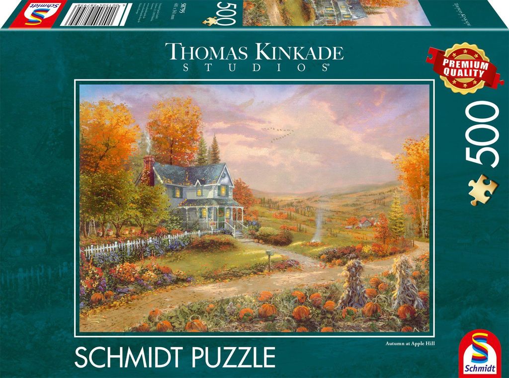 Thomas Kinkade Studios: Herbst in Apple Hill (500 Teile) Produktbild 