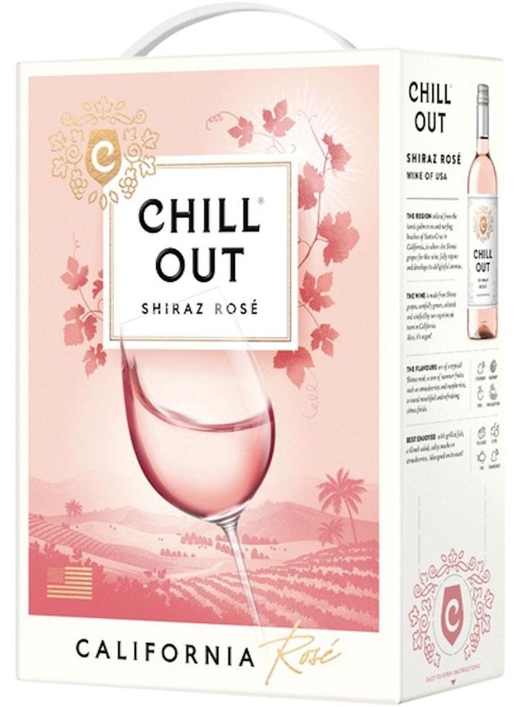 Chill Out Shiraz Rosé 12,5% Vol. 3L Bag in Box Produktbild 