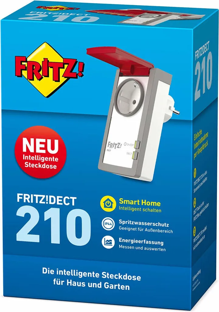 Prise extérieure programmable FRITZ!DECT 210 pour Éclairage et Arrosage - 8