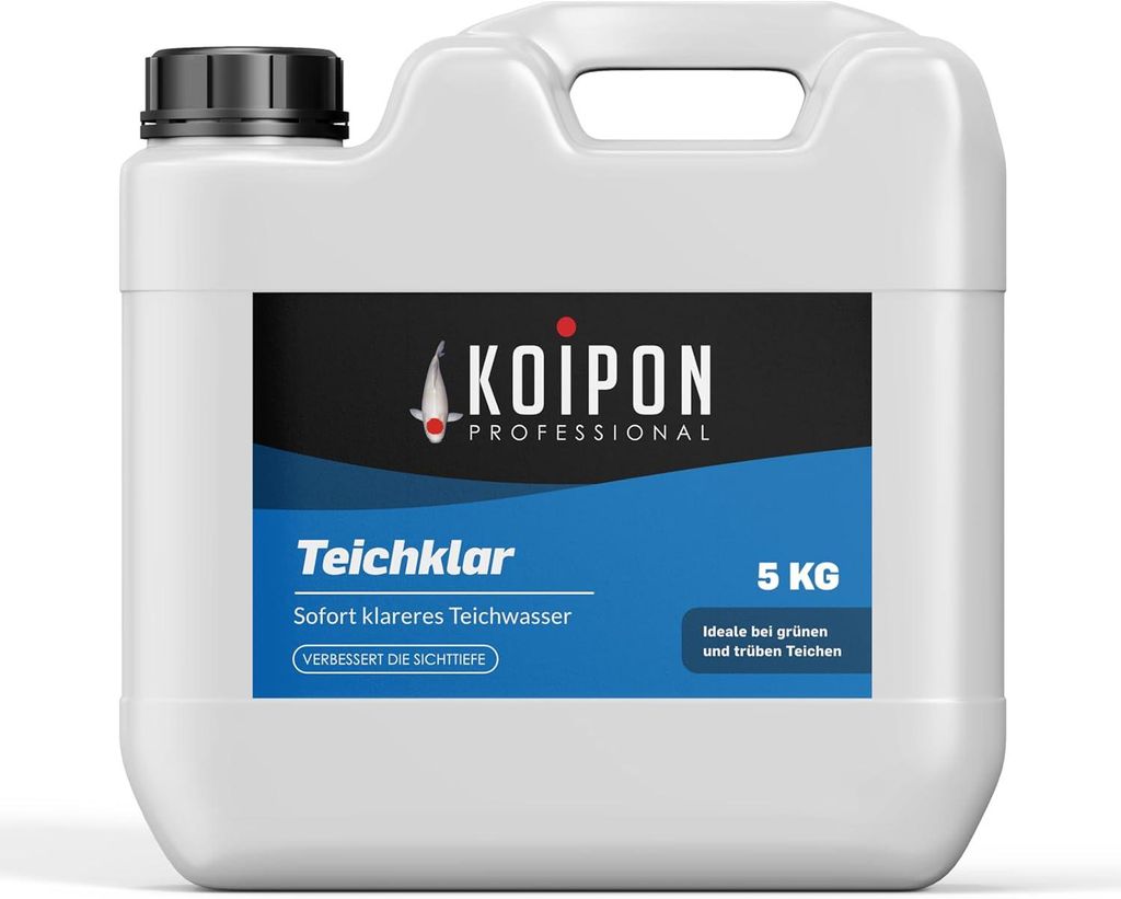 KOIPON Teichklar 5L Teichklärer gegen Schwebealgen & trübes Produktbild 