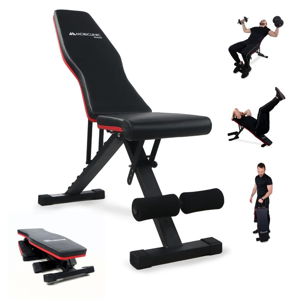 Mobiclinic Fit Banc de musculation pliable multifonctionnel Image du produit 