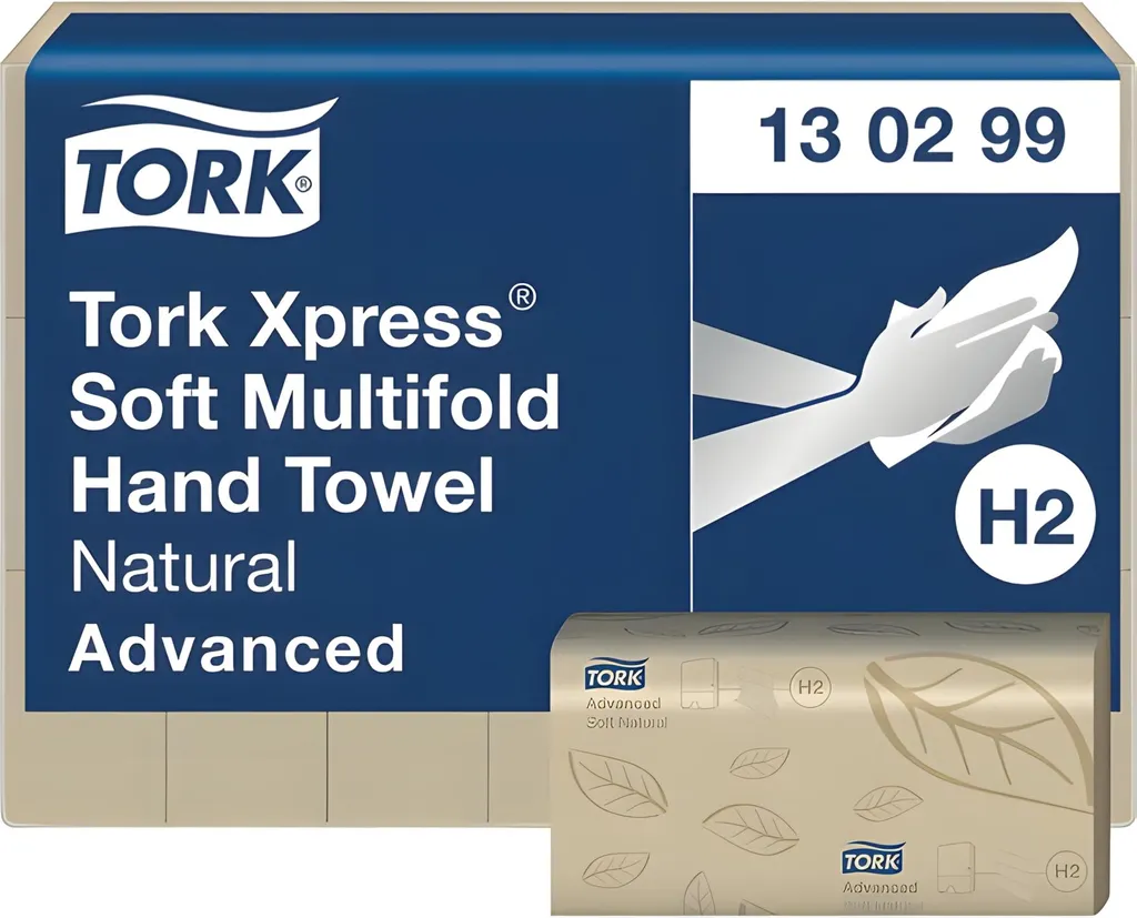 Réduire le Gaspillage avec les Essuie-Mains Tork H2 Xpress Soft 2 Plis x3780