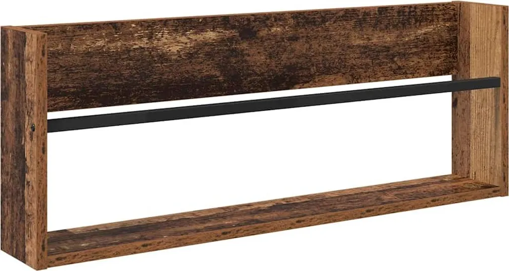 SYFAX™ Scaffale Riviste Legno di Recupero 80cm | Offerta Arredo Casa