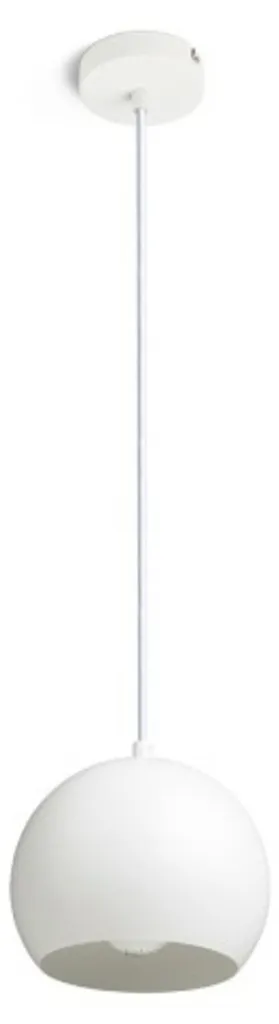 Suspension blanche AGNETA luminaire de plafond moderne culot E27 11W