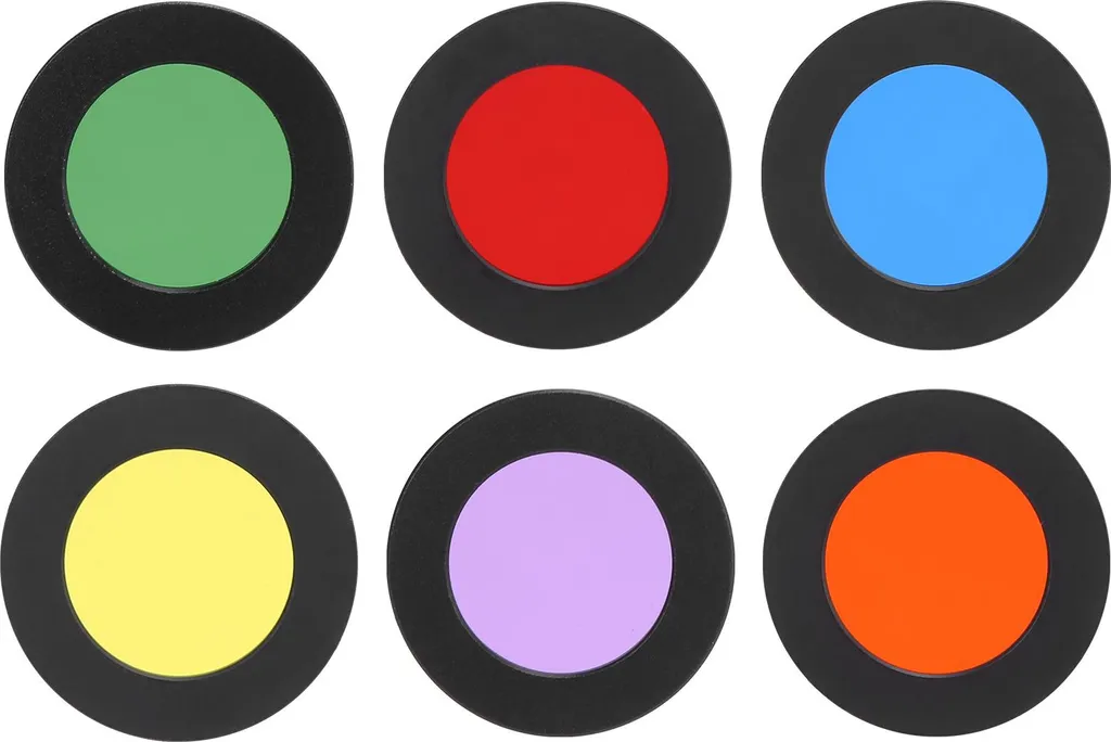 Set 6 Pezzi Oculari e Filtri 1.25 Pollici per Telescopio Astronomico