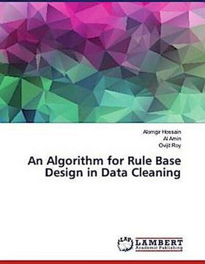An Algorithm for Rule Base Design in Data Cleaning