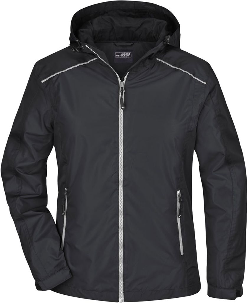 Sportliche, funktionale Outdoorjacke black/silver, Gr. XXL Produktbild 