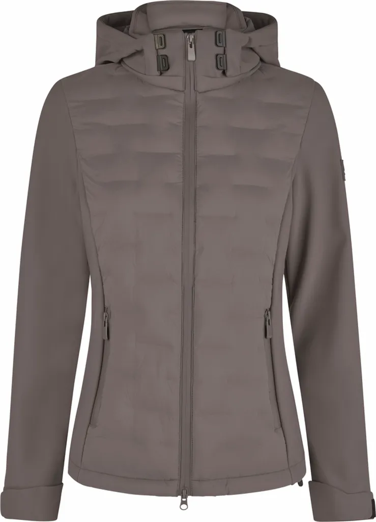 Dites adieu au froid à cheval avec la veste hybride Pikeur Steel Grey