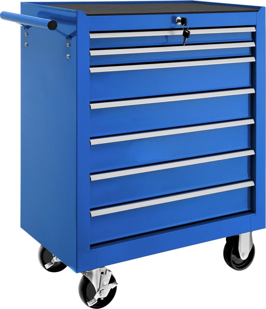 Servante d'atelier 7 tiroirs - bleu Image du produit 
