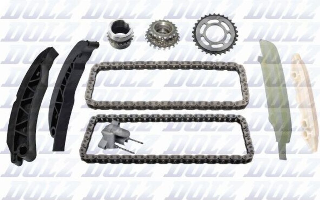 DOLZ SKCB119F Steuerkettensatz Steuerkette für BMW 3 Touring (E91) 3 Limousine (E90) 3 Limousine (E46) 1 Schrägheck (E87) 5 Limousine (E60) 5 Tou...