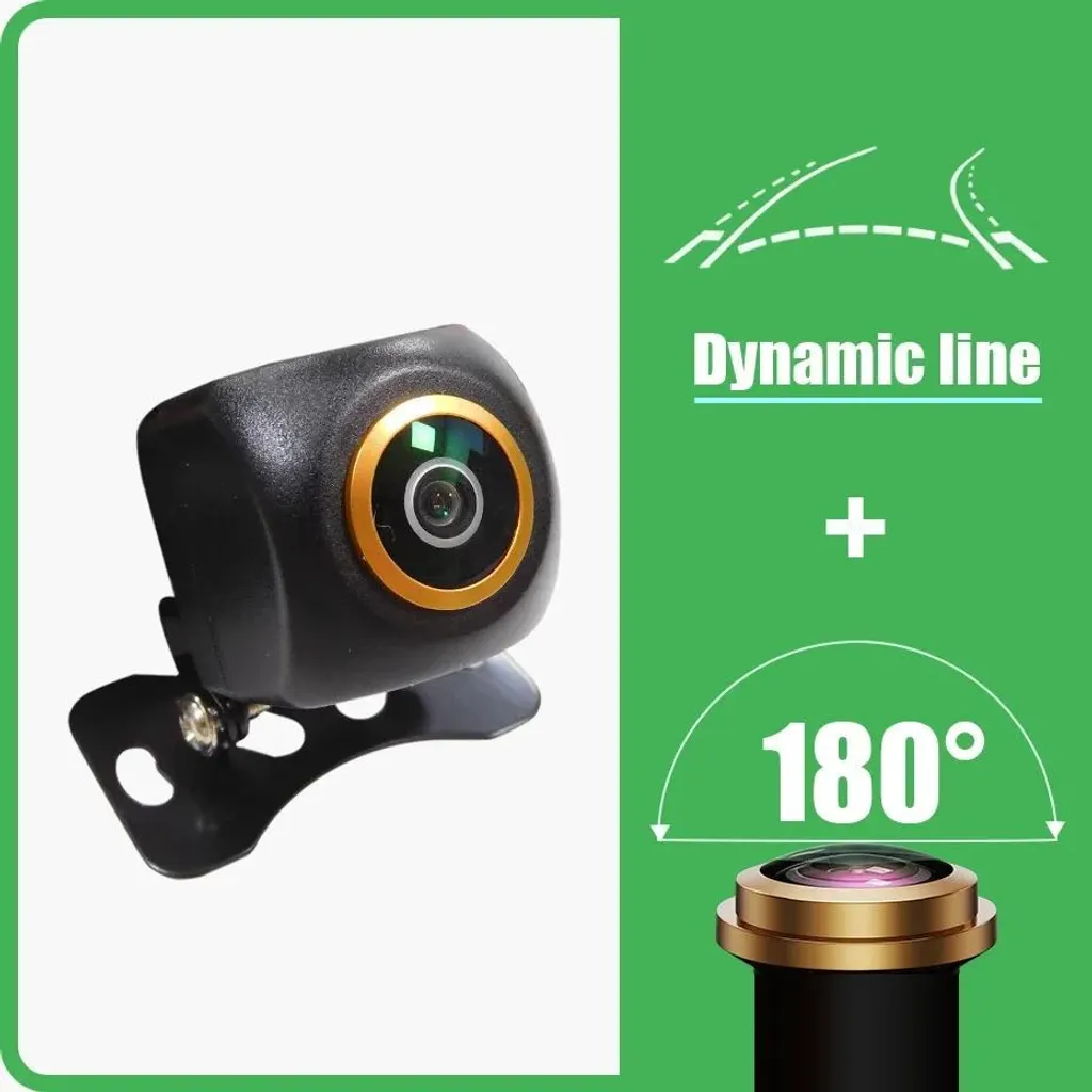 Portatarga con Telecamera Retromarcia Auto Retrocamera 4 LED 170 ° Visione Notturna