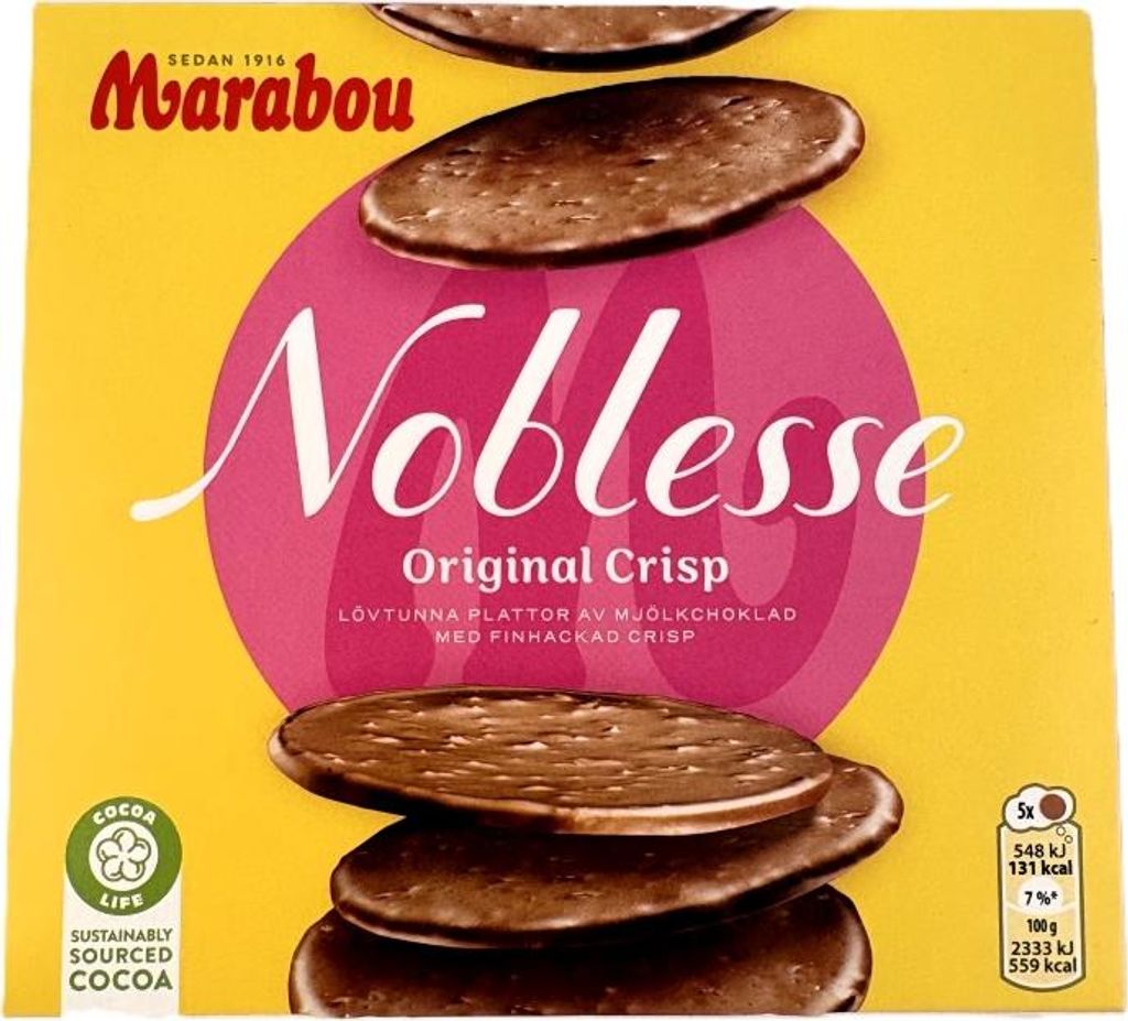 Marabou Noblesse Original Crisp 150g Produktbild 