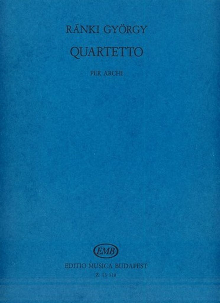 Ránki György Quartetto per archi in memoriam Béla Bartók String Quartet