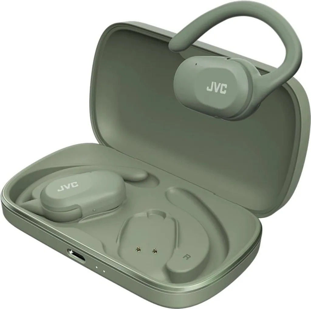 Écouteurs ouverts JVC HA-NP40T-G Nearphones sans fil Bluetooth Vert Clair