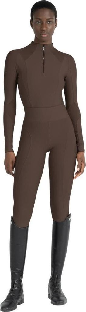 Maximilian Equestrian Reitleggings Damen Full-Grip Outline Damenreitleggings Mocha XS
