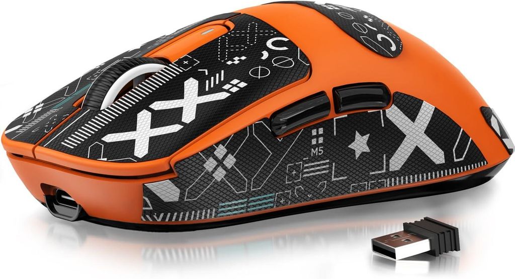 X3 49g Superlight Mouse, PixArt PAW3395 Gaming Sensor,BT/2.4G Wireless/,6 Adjustable DPI up to 26000,200 Hrs Battery,Office Mice for Win11/Xbox/PS/Mac