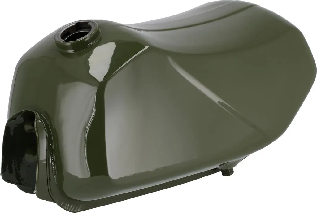 Réservoir Simson S53 RAL 6003 vert olive - Finition acier robuste